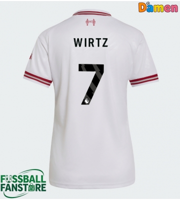 Liverpool Florian Wirtz #7 Replik Auswärtstrikot Damen 2026-27 Kurzarm